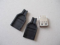 USB Type-A коннектор 2. 0 Female 4 Pin Plug Connector Socket DIY
