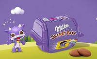 Шоколадні цукорки Milka Secret Box з іграшкою 14,4 г