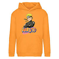 Худи Наруто (Naruto-001) оранжевая, размеры 116-128-140-152-164