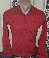 Стрейчевая рубашка IKORAS для мальчика 7-12 лет (розн) (пр. Турция)