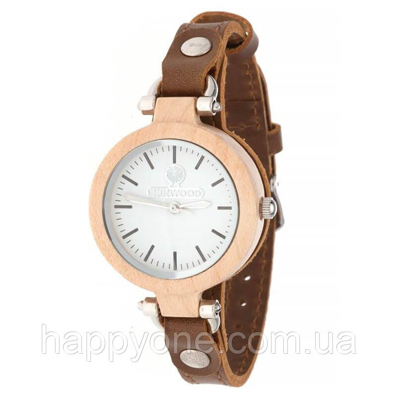 Дерев'яний наручний годинник SkinWood Lady
