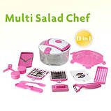Універсальна овочерізка мультислайсер Multi Salad Chef 13 в 1  ⁇  Мульти Салад 13 в 1, фото 3