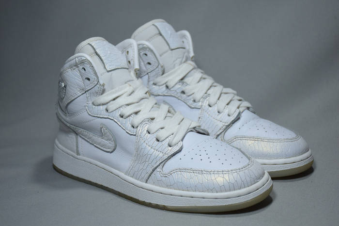 Nike Air Jordan 1 Retro Heiress Platinum кроссовки кожаные. Оригинал ...