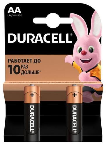 Лужні Батарейки Duracell AA 2 шт