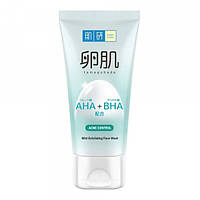 HADA LABO AHA+BHA Acne Control Face Wash пенка для умывания с кислотами, против акне, 130 г