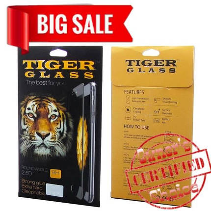 Защитное стекло TigerGlass для Samsung A115/M115 A11/M11 (2020) Full Glue (0.3 мм, 2.5D, чёрное), фото 2