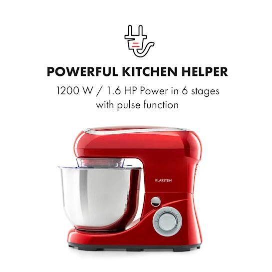 Тестомес міксер кухонний комбайн Klarstein Bella Pico 2G, Німеччина