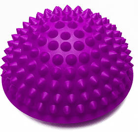 Напівсфера масажна балансувальна (подушка масажер для ніг та стоп) OSPORT (OF-0059) Фіолетовий