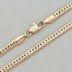 Ланцюжок 30854 ширина 5 мм позолота 18К довжина 60