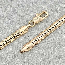 Ланцюжок 30854 ширина 5 мм позолота 18К довжина 65