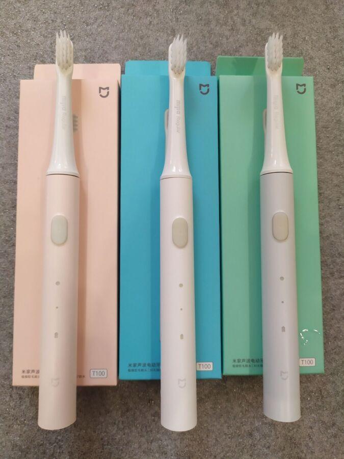 Розумна зубна електощітка Xiaomi MiJia Sonic Electric Toothbrush T100 (Електрична зубна щітка) MES603 - фото 10 - id-p1276918573