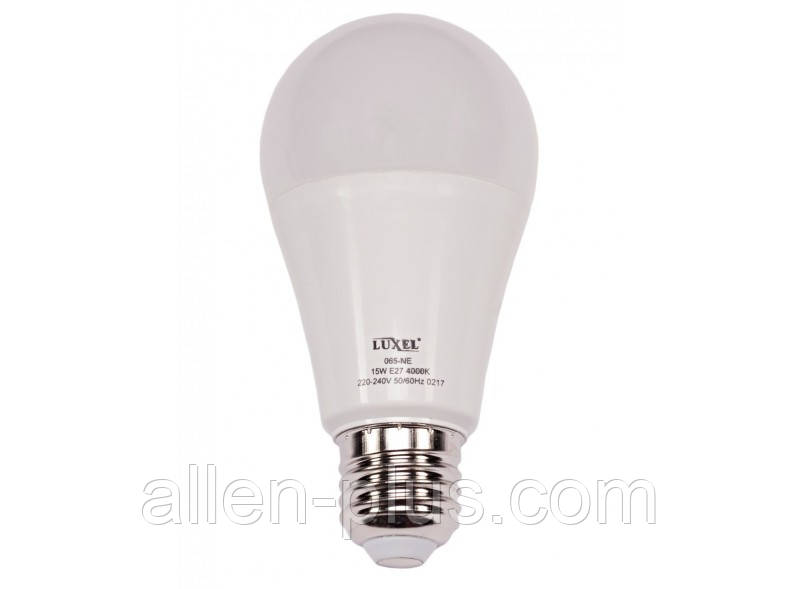 Лампа світлодіодна LED LUXEL ECO 064-HE A60 3000K (E27/12W)