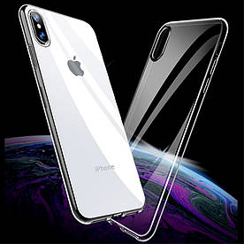 Чохол накладка для iPhone XS силіконовий ультратонкий, Air Case Прозорий
