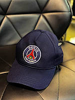 Стильная мужская синяя кепка Paris | Молодежная летняя бейсболка | Модный мужской головной убор