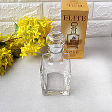 Графин горілчаний квадратний ILONA "Київ" 0,35 л. з кришкою., фото 3