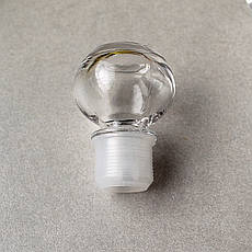 Графин горілчаний квадратний ILONA "Київ" 0,35 л. з кришкою., фото 4