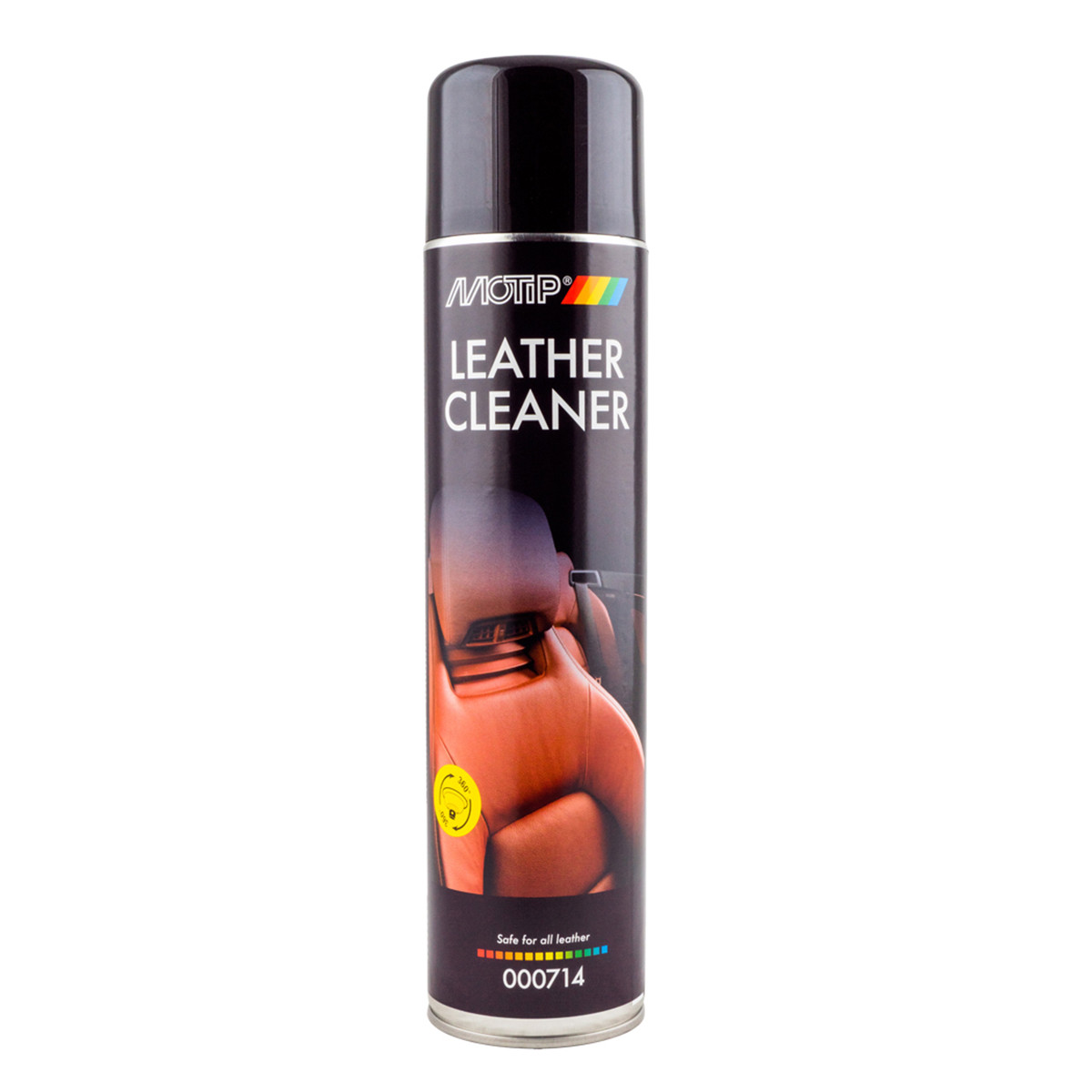 Аерозольний очисник шкіри Motip Black Line Leather Cleaner 600 мл (000714)