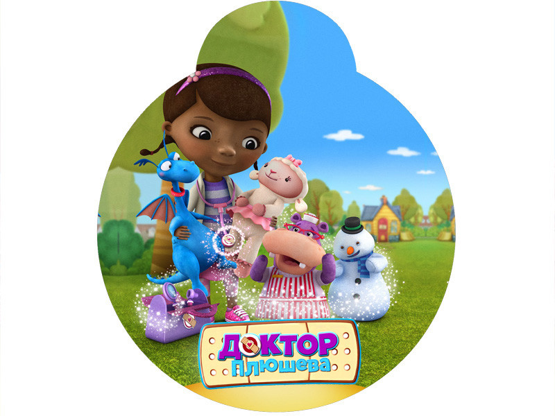 Медальки/медалі (10шт.) "Доктор Плюшева" картонні тематичні -малотиражні-