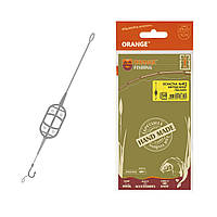 Оснащення коропове ORANGE #41 Classic Flat Method Leadcore, для бойлу