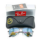 Окуляри Ray Ban Aviator синій градієнт, фото 6