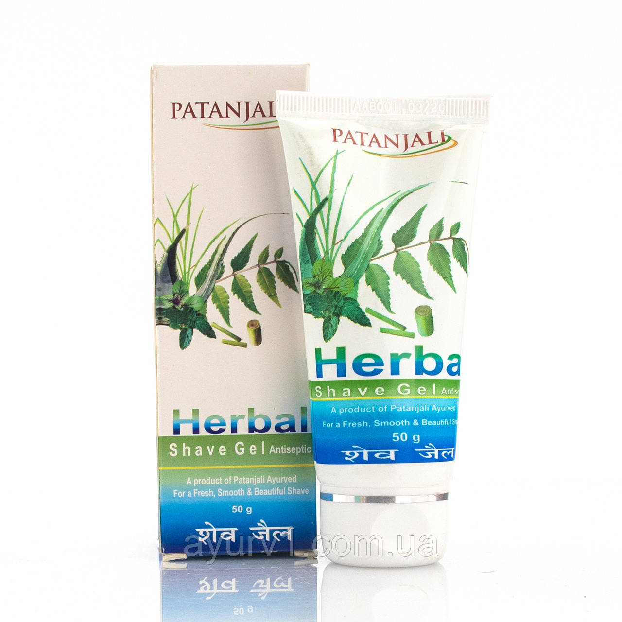 Гель-антисептик для гоління, Патанджалі , Herbal Shave Gel, Patanjali , 50 г