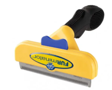 Фурминатор Furminator для розчісування домашніх тварин з великою кнопкою Жовтий (KG-2053)