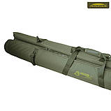 Чохол для вудилищ та спінінгів жорсткий ACROPOLIS КВ-12 (без катушок) 140см, фото 4