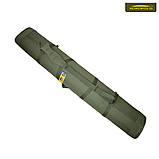 Чохол для вудилищ та спінінгів жорсткий ACROPOLIS КВ-12 (без катушок) 140см, фото 3