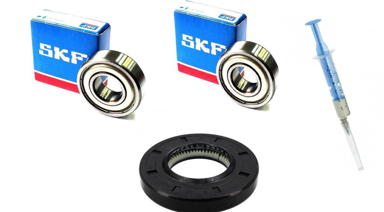 Комплект подшипников SKF 205/206 и сальник 35х65,55х10/12 и смазка для ...