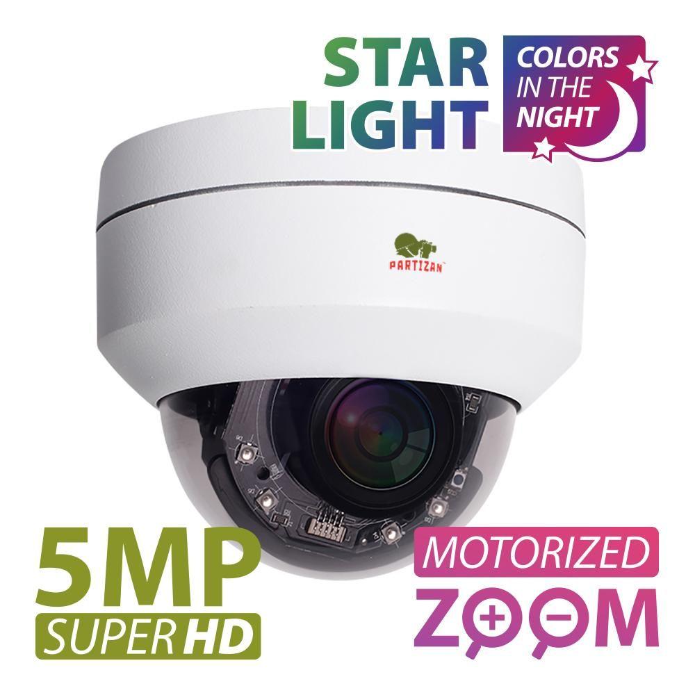 5.0MP IP Варифокальна камера IPD-VF5MP-IR PTZ Starlight