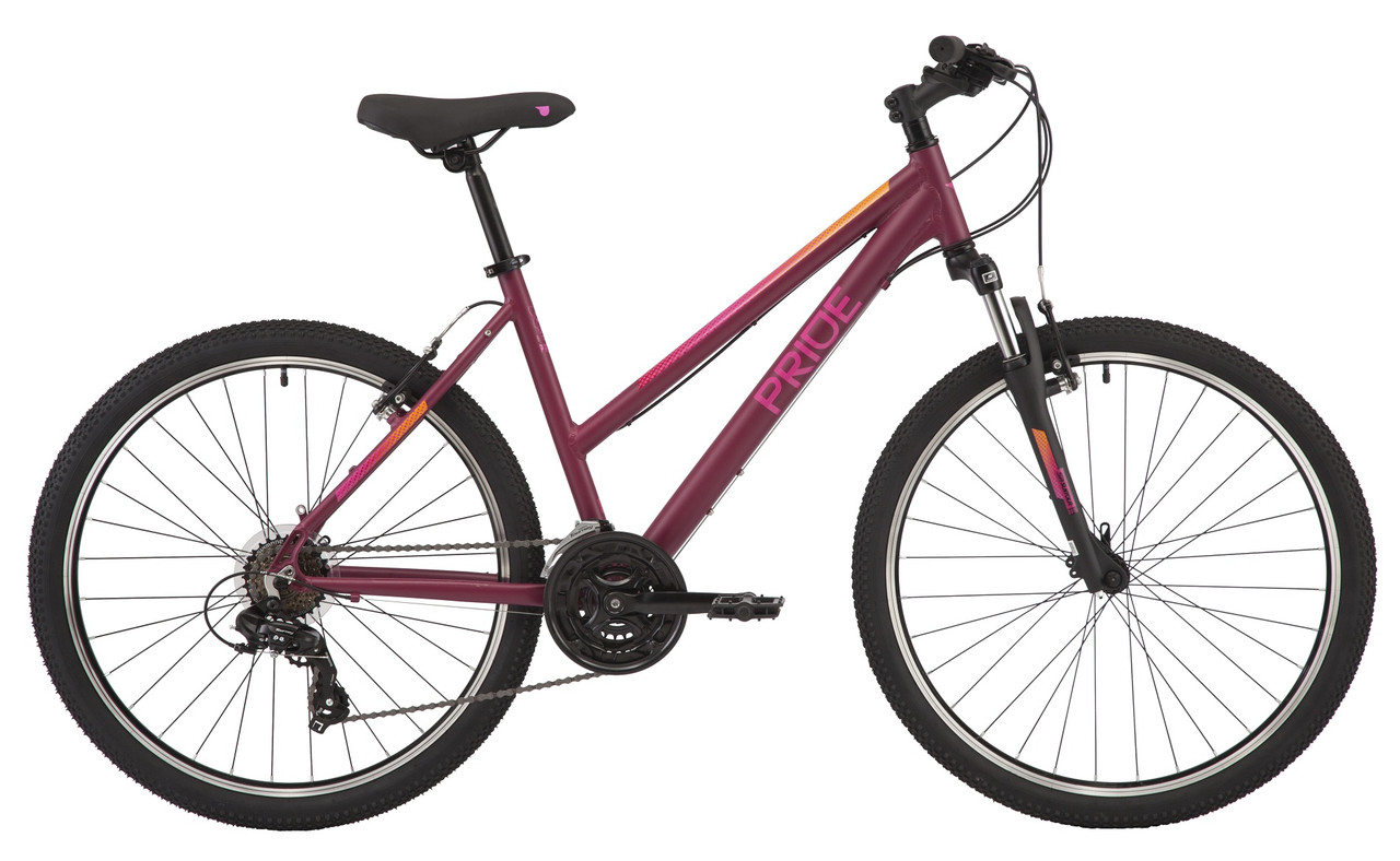 Велосипед Pride STELLA 6.1 рама - XS  26" бордовий