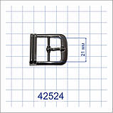 Пряжка 42524 нікель 21мм, фото 10