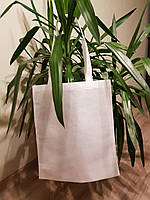 Эко сумка белая спанбонд 36х10х40 см (друк на сумках , промо сумки, печать на сумках, сумки оптом)