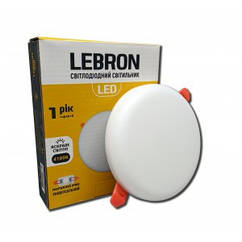 Світлодіодний світильник вбудований даунлайт LEBRON L-DRU-1641 16W 4100K 720Lm