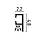 Прямокутний молдинг під LED стрічку 48 мм х 22 мм, 2,0 м, фото 4