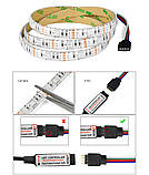 Світлодіодне підсвічування для телевізора 4 м RGB SMD2835 USB з пультом ДУ, фото 7
