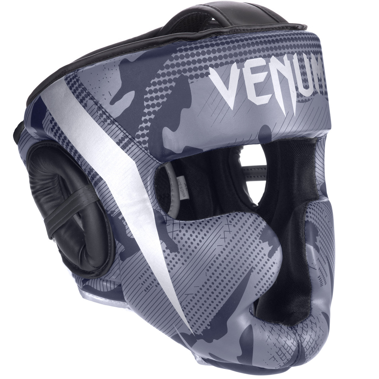 Шолом боксерський з повним захистом Venum 2530 розмір XL Grey-Black-Silver
