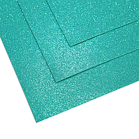 Фоамиран мерехтливий 1,5 мм малахіт 60x70 см
