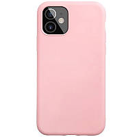 Чехол Fiji Soft для Apple Iphone 12 силикон бампер светло-розовый