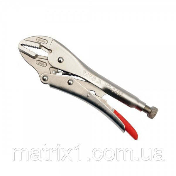 Кліщі затискні прямі 250 мм CRMO YATO, фото 1