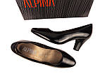 Шкіряні класичні туфлі чорного кольору, Alpina, Словенія, фото 3