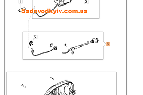 Контактна група для тримера Oleo-Mac TR 111 E (60020121A)