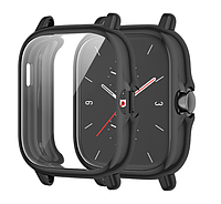 Чохол-накладка DK Silicone Face Case для Xiaomi Amazfit GTS 2 (011417) (black)