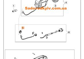 Вимикач для тримера Oleo-Mac TR 111 E (2317025)