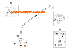 Гайка редуктора для тримера Oleo-Mac TR 111 E (4198167R)