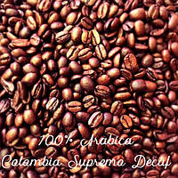 Зерновий кави Арабіка Colombia Supremo Decaf 18 scr, 1 кг