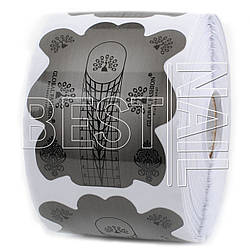 Форми для нігтів Global Fashion сірі 300 штук