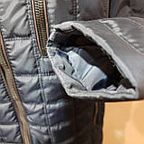 Чоловіча куртка весняна демісезонна класична темно-синя норма, фото 9