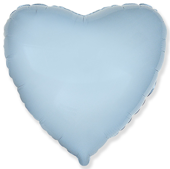 Серце 9" FLEXMETAL-ФМ 016 Пастель блакитне