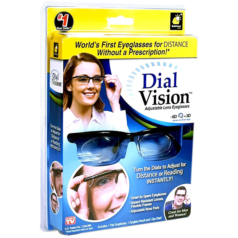 ОПТ Окуляри з регулюванням лінз Dial Vision для зору стильні окуляри діал візіон універсальні окуляри для зору